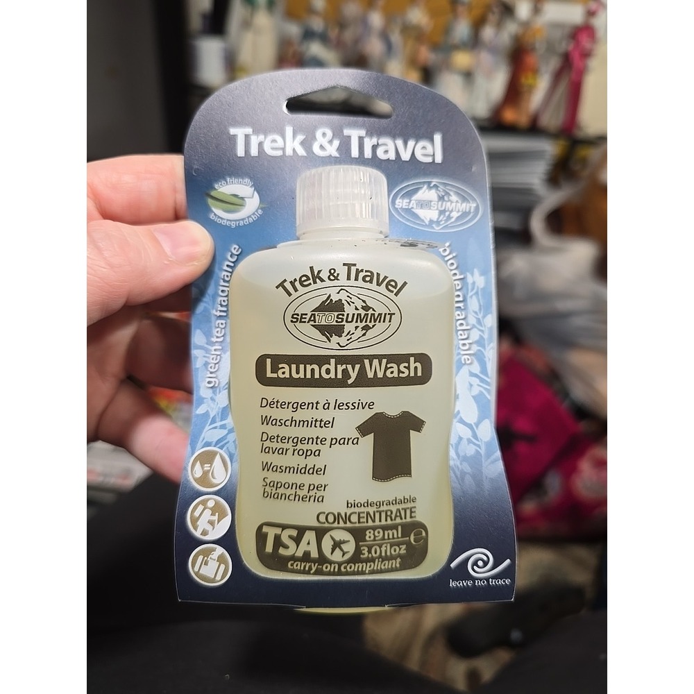 Sea To Summit Trek & Travel Laundry Wash TSA Approved 3.0 fl oz 89ml NIPS